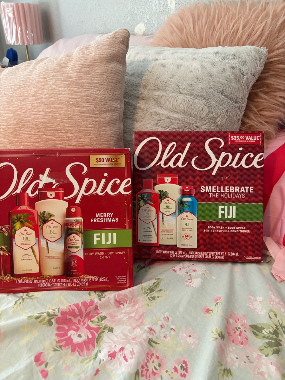 Old Spice Fiji Men’s Grooming Set - Red Holiday Gift Pack